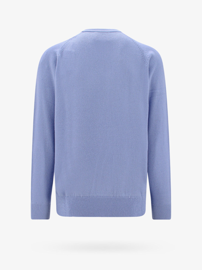 Shop Givenchy Woman Sweater Woman Blue Knitwear