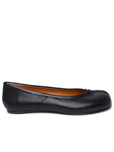 Shop Maison Margiela Woman Ballerine Tabi In Black