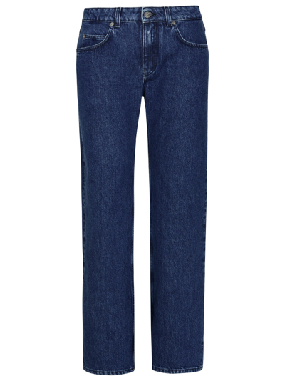 Shop Off-white '90s' Blue Cotton Jeans Woman