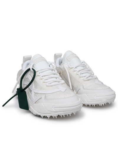 Shop Off-white Woman 'odsy 1000' White Polyester Sneakers