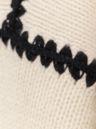 Shop Totême Toteme Woman Sweater Woman Beige Knitwear In Cream