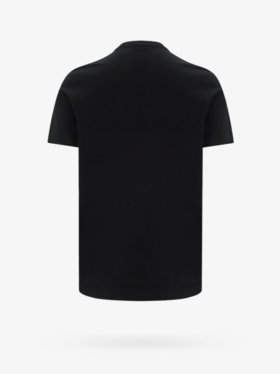 Shop Versace Man T-shirt Man Black T-shirts