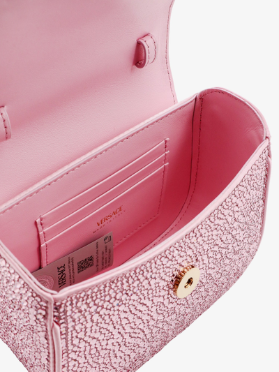 Shop Versace Woman La Medusa Woman Pink Handbags