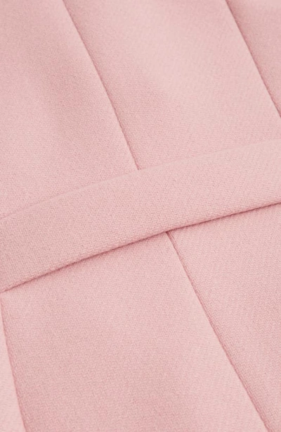 Shop Reiss Kids' Mia Wool Blend Trench Coat In Pink