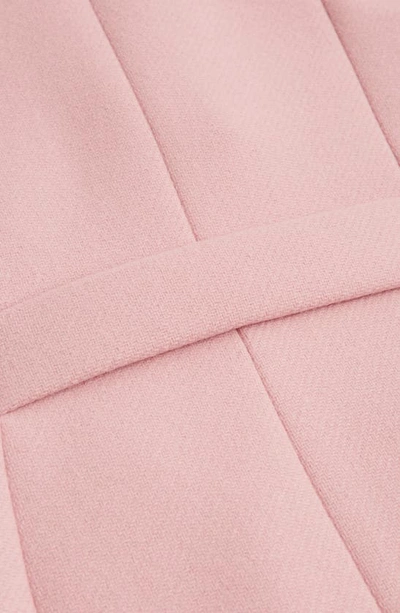 Reiss Kia Funnel-neck Wool-blend Coat 4-14 Years In Pink
