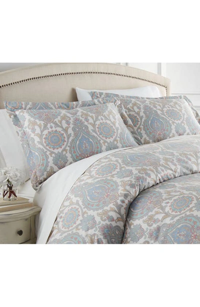 Southshore Fine Linens Boho Paisley Duvet Cover Set<br> In Boho Paisley Aqua