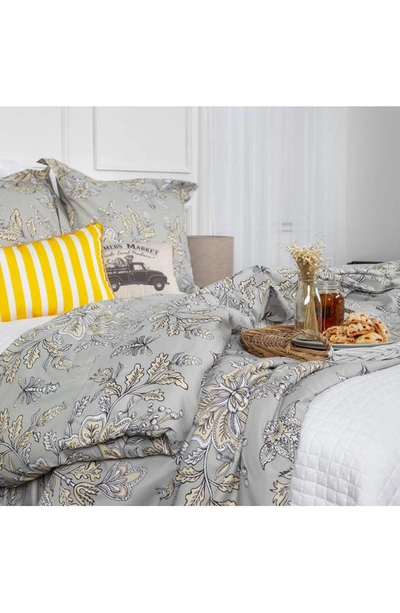 Southshore Fine Linens Vintage Garden Duvet Cover Set In Vintage Garden Sandy Grey