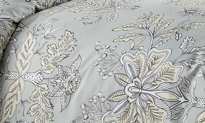 Southshore Fine Linens Vintage Garden Duvet Cover Set In Vintage Garden Sandy Grey