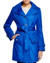 CALVIN KLEIN HOODED BELTED TRENCH COAT,CW643743