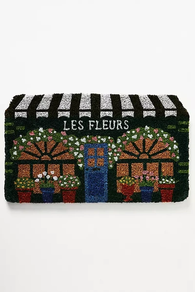 Anthropologie Flower Shop Doormat