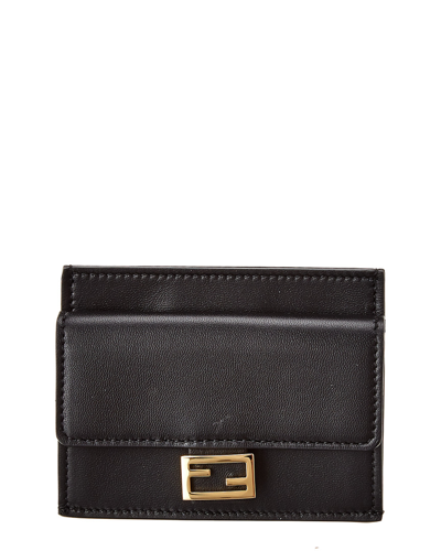 Shop Fendi Leather Card Holder