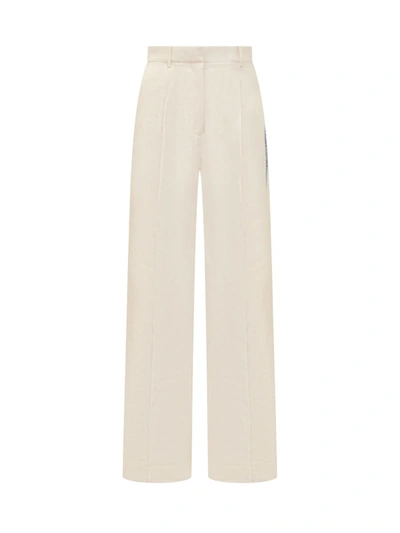 Shop Jw Anderson J.w. Anderson Pants With Panel In Beige
