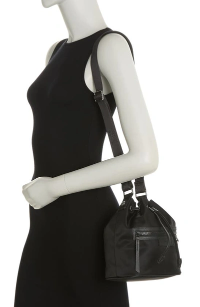 Shop Longchamp Small Le Pliage Neoprene Bucket Bag In Black