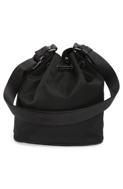 Shop Longchamp Small Le Pliage Neoprene Bucket Bag In Black