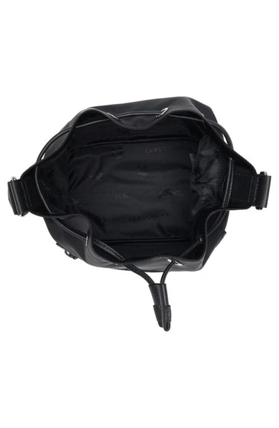 Longchamp Small Le Pliage Neoprene Bucket Bag In Black