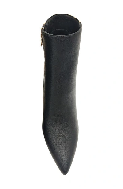 Ninety Union Women's Short Booties On A Architectural Heel In Black Leopard