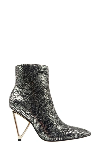 Ninety Union Gia Triangle Heel Bootie In Black