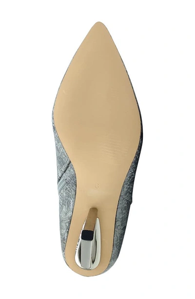 Ninety Union Gia Triangle Heel Bootie In Silver