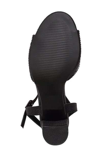 Shop Ninety Union Alexa Embellished T-strap Sandal In Black