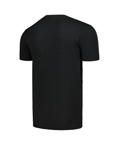 Shop Sportiqe Men's And Women's  Heather Black Distressed New York Liberty Tri-blend T-shirt
