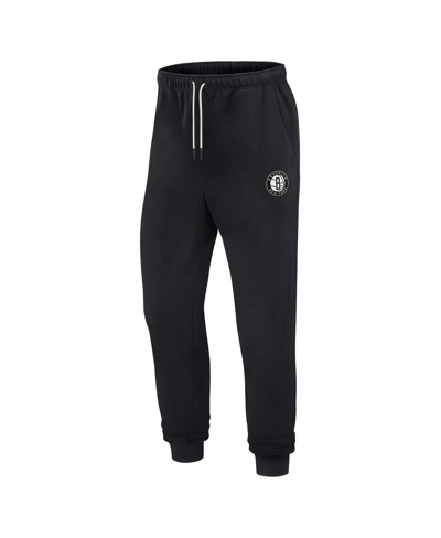 Fanatics Signature Unisex  Black Brooklyn Nets Super Soft Fleece Jogger In Black