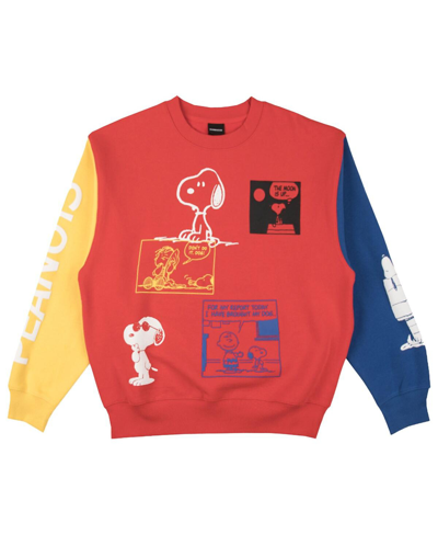 Shop Dumbgood Men's And Women's  Red Peanuts Snoopy Pullover Sweatshirt