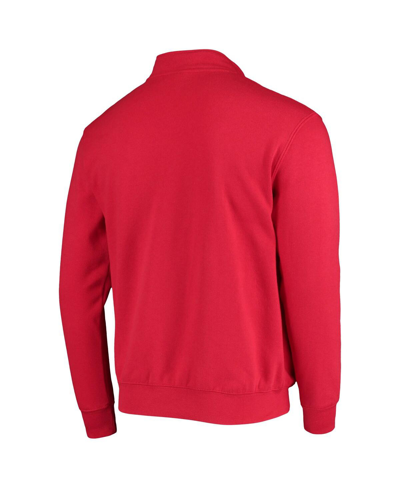 Colosseum Men's Texas Tech Raiders Tortugas Logo Quarter-zip Jacket In Red