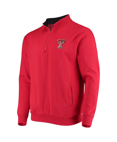 Colosseum Men's Texas Tech Raiders Tortugas Logo Quarter-zip Jacket In Red