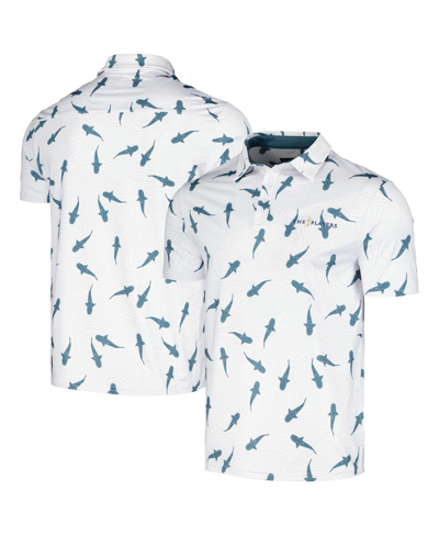 Flomotion White The Players Shark Migration Polo In White