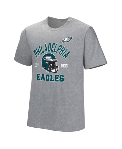 Nfl Properties Men's Gray Philadelphia Eagles Tackle Adaptive T-shirt In Gray