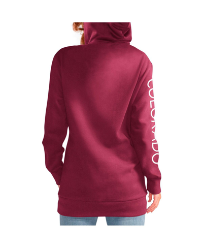 Shop G-iii 4her By Carl Banks Women's  Burgundy Colorado Avalanche Overtime Pullover Hoodie