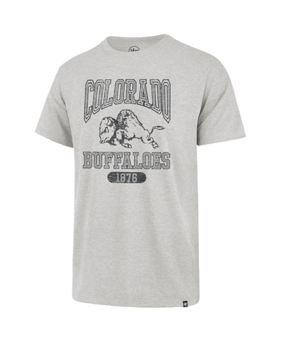 Shop 47 Brand Men's ' Heather Gray Distressed Colorado Buffaloes 1876 Line Press Franklin T-shirt
