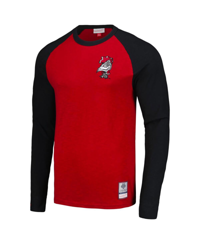 Mitchell & Ness Men's  Garnet South Carolina Gamecocks Legendary Slub Raglan Long Sleeve T-shirt In Garnet