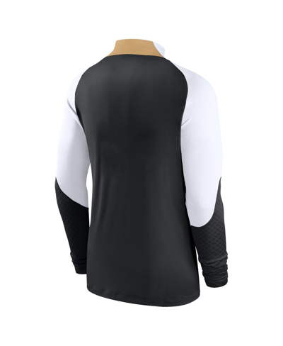 Nike Big Boys  Black Chelsea 2023/24 Strike Drill Performance Raglan Quarter-zip Top In Black