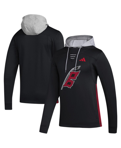 Shop Adidas Originals Men's Adidas Black Carolina Hurricanes Refresh Skate Lace Aeroready Pullover Hoodie