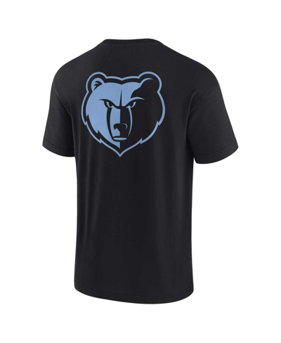 Shop Fanatics Signature Men's And Women's  Black Memphis Grizzlies Super Soft T-shirt