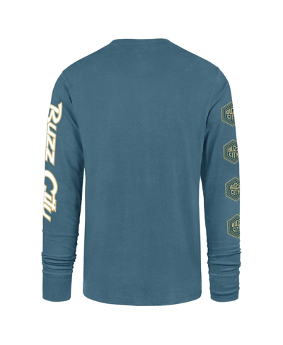 Shop 47 Brand Men's ' Teal Charlotte Hornets 2023/24 City Edition Triplet Franklin Long Sleeve T-shirt