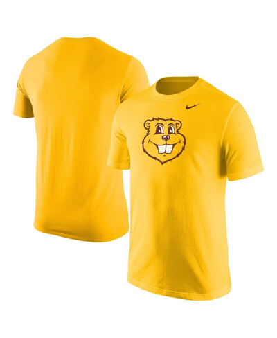 Shop Nike Men's  Gold Minnesota Golden Gophers Goldy Head Performance T-shirt