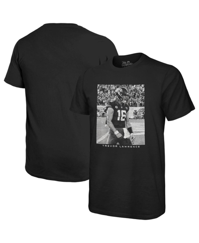 Shop Majestic Men's  Threads Trevor Lawrence Black Jacksonville Jaguars Oversized Player Image T-shirt