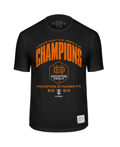 Shop Retro Brand Big Boys Original  Black Houston Dynamo Fc 2023 Lamar Hunt U.s. Open Cup Champions T-shir