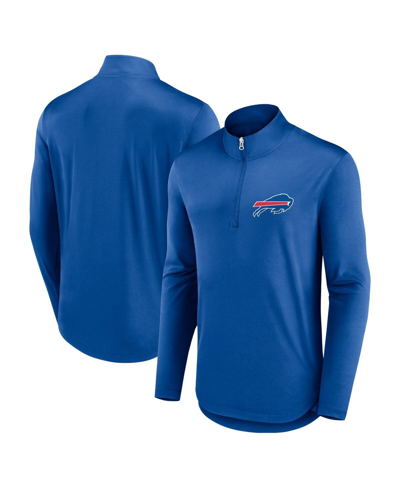 Fanatics Branded Royal Buffalo Bills Tough Minded Quarter-zip Top In Royal