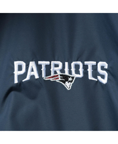 Dunbrooke Navy New England Patriots Triumph Fleece Full-zip Jacket In Navy