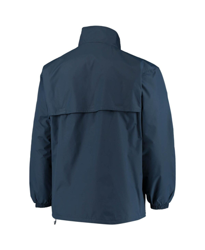 DUNBROOKE MEN'S DUNBROOKE NAVY NEW ENGLAND PATRIOTS TRIUMPH FLEECE FULL-ZIP JACKET 