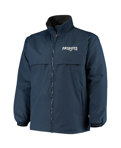 Shop Dunbrooke Men's  Navy New England Patriots Triumph Fleece Full-zip Jacket