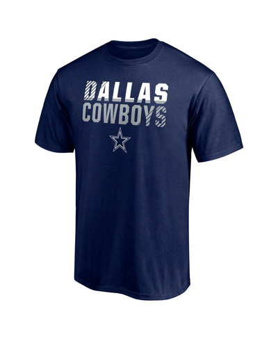 Fanatics Branded Navy Dallas Cowboys Team Fade Out T-shirt In Navy