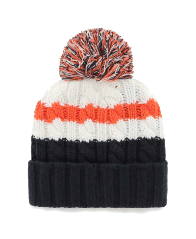 Shop 47 Brand Women's ' White Chicago Bears Ashfield Cuffed Knit Hat With Pom