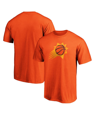 Fanatics Branded Orange Phoenix Suns Primary Logo T-shirt In Orange