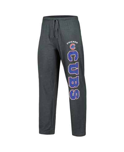 Shop Concepts Sport Men's  Charcoal, Royal Chicago Cubs Meter T-shirt And Pants Sleep Set In Charcoal,royal