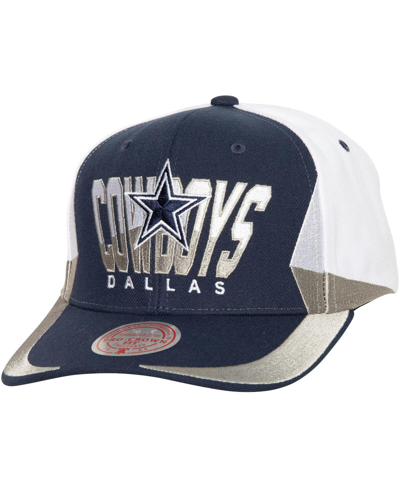 Shop Mitchell & Ness Men's  Navy Dallas Cowboys Retro Dome Pro Adjustable Hat