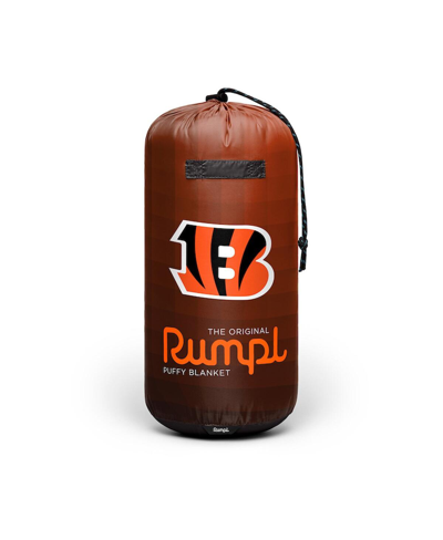 Shop Rumpl Cincinnati Bengals 75'' X 52'' Original Puffy Blanket In Orange